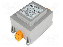 PSZ100/230/110V_Μετασχηματιστής: δικτύου; 100VA; 230VAC; 110V; για ράγα DIN; IP30