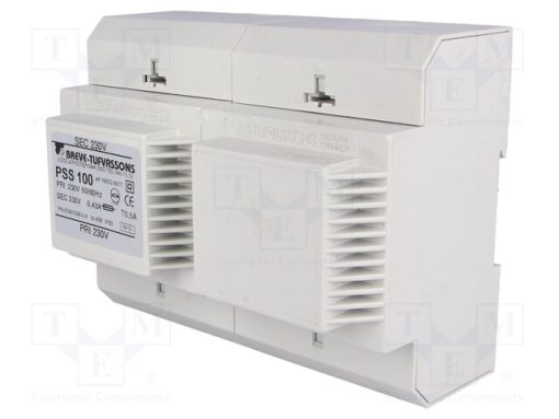 PSS100/230/230V_Μετασχηματιστής: δικτύου; 100VA; 230VAC; 230V; για ράγα DIN; IP30