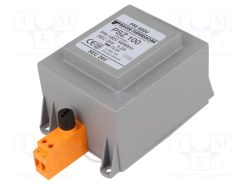 PSZ100/400/24V_Μετασχηματιστής: δικτύου; 100VA; 400VAC; 24V; για ράγα DIN; IP30