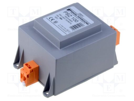 PSZ100/400/230V_Μετασχηματιστής: δικτύου; 100VA; 400VAC; 230V; για ράγα DIN; IP30