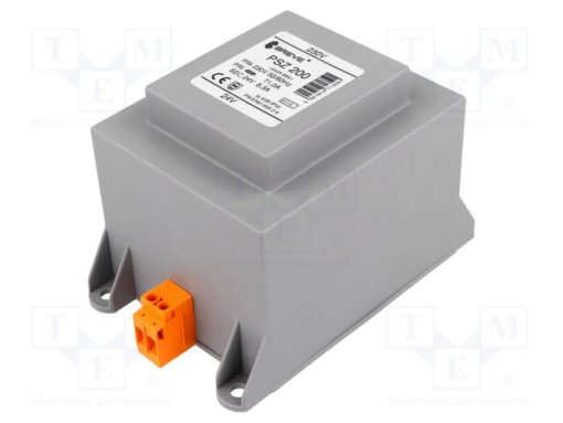 PSZ200/230/24V_Μετασχηματιστής: δικτύου; 200VA; 230VAC; 24V; για ράγα DIN; IP30