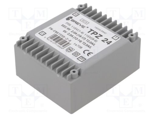 TPZ24/2*115/2*6V_Μετασχηματιστής: δικτύου; 24VA; 115VAC