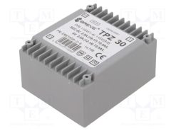 TPZ30/2*115/2*6V_Μετασχηματιστής: δικτύου; 30VA; 115VAC