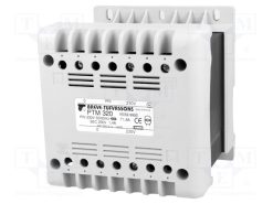 PTM320/230/230V_Μετασχηματιστής: δικτύου; 320VA; 230VAC; 230V; για ράγα DIN; IP21