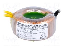 TTS10/Z230/12V_Μετασχηματιστής: τοροειδής; 10VA; 230VAC; 12V; 0