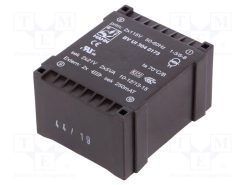 BV UI 304 0173_Μετασχηματιστής: χυτός; 10VA; 115VACx2; 21V; 21V; 238mA; 238mA; PCB