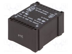 BV UI 304 0153_Μετασχηματιστής: χυτός; 10VA; 115VACx2; 9V; 9V; 555mA; 555mA; PCB