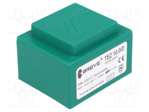 TEZ10/D230/10.5V_Μετασχηματιστής: χυτός; 10VA; 230VAC; 10