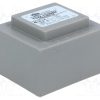 TSZZ12/008M_Μετασχηματιστής: χυτός; 12VA; 230VAC; 12V; 12V; 500mA; 500mA; PCB