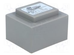 TSZZ12/008M_Μετασχηματιστής: χυτός; 12VA; 230VAC; 12V; 12V; 500mA; 500mA; PCB