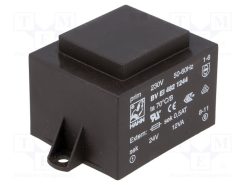 BV EI 482 1244_Μετασχηματιστής: χυτός; 12VA; 230VAC; 24V; 500mA; PCB; BVEI