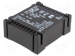 BV UI 393 0085_Μετασχηματιστής: χυτός; 14VA; 115VACx2; 6V; 6V; 1166mA; 1166mA; PCB