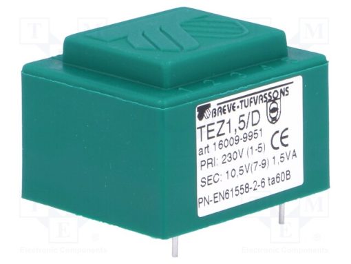 TEZ1.5/D230/10.5V_Μετασχηματιστής: χυτός; 1