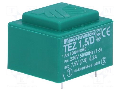 TEZ1.5/D230/7.5V_Μετασχηματιστής: χυτός; 1