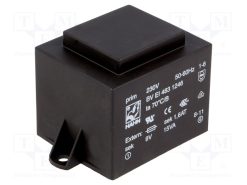 BV EI 483 1246_Μετασχηματιστής: χυτός; 15VA; 230VAC; 9V; 1667mA; PCB; BVEI