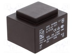 BV EI 541 1211_Μετασχηματιστής: χυτός; 16VA; 230VAC; 12V; 1333mA; PCB; BVEI