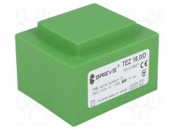 TEZ16/D400/12V_Μετασχηματιστής: χυτός; 16VA; 400VAC; 12V; 1333