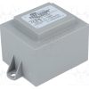 TSZZ18/008M_Μετασχηματιστής: χυτός; 18VA; 230VAC; 15V; 15V; 600mA; 600mA; PCB