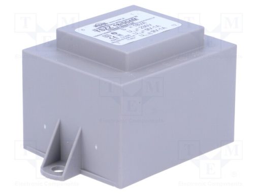 TSZZ18/004M_Μετασχηματιστής: χυτός; 18VA; 230VAC; 9V; 9V; 1A; 1A; PCB; IP00