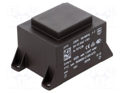 BV EI 542 1161_Μετασχηματιστής: χυτός; 20VA; 230VAC; 18V; 1112mA; PCB; BVEI