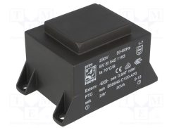 BV EI 542 1163_Μετασχηματιστής: χυτός; 20VA; 230VAC; 24V; 834mA; PCB; BVEI