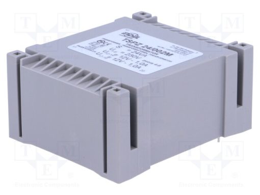 TSPZ24/002_Μετασχηματιστής: χυτός; 24VA; 230VAC; 12V; 12V; 1A; 1A; PCB; IP00