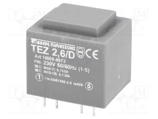 TEZ2.6/D230/9-9V_Μετασχηματιστής: χυτός; 2