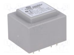 TSZZ2/004MP_Μετασχηματιστής: χυτός; 2VA; 230VAC; 6V; 6V; 160mA; 160mA; PCB; IP00