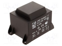 BV EI 603 1034_Μετασχηματιστής: χυτός; 30VA; 230VAC; 12V; 12V; 1