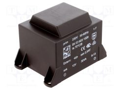 BV EI 603 1026_Μετασχηματιστής: χυτός; 30VA; 230VAC; 12V; 2