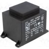 BV EI 604 1089_Μετασχηματιστής: χυτός; 35VA; 230VAC; 12V; 12V; 1458mA; 1458mA; PCB