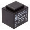 BV EI 305 2057_Μετασχηματιστής: χυτός; 3VA; 230VAC; 12V; 12V; 125mA; 125mA; PCB