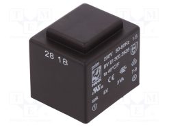 BV EI 305 2836_Μετασχηματιστής: χυτός; 3VA; 230VAC; 8V; 375mA; PCB; BVEI