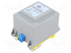 TSZS 45/014M_Μετασχηματιστής: χυτός; 45VA; 230VAC; 230V; 195mA; για ράγα DIN