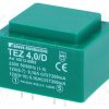 TEZ4/D230/12-12V_Μετασχηματιστής: χυτός; 4VA; 230VAC; 12V; 12V; 166