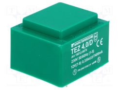 TEZ4/D230/12V_Μετασχηματιστής: χυτός; 4VA; 230VAC; 12V; 333