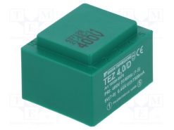 TEZ4/D400/9V_Μετασχηματιστής: χυτός; 4VA; 400VAC; 9V; 444