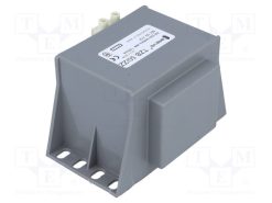 TZB50/ZZ230/12V_Μετασχηματιστής: χυτός; 50VA; 230VAC; 12V; Έξοδ: μπάρα αγκίστρωσης