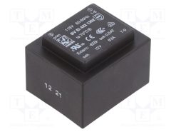 BV EI 422 1302_Μετασχηματιστής: χυτός; 6VA; 115VAC; 12V; 500mA; PCB; BVEI