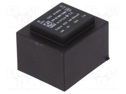 BV EI 383 1288_Μετασχηματιστής: χυτός; 6VA; 120VAC; 9V; 667mA; PCB; BVEI