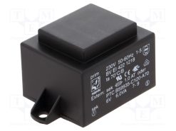 BV EI 422 1218_Μετασχηματιστής: χυτός; 6VA; 230VAC; 6V; 1A; PCB; 63