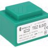 TEZ6/D230/6V_Μετασχηματιστής: χυτός; 6VA; 230VAC; 6V; 1A; PCB; IP00; A: 38mm; TEZ