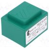 TEZ6/D400/12-12V_Μετασχηματιστής: χυτός; 6VA; 400VAC; 12V; 12V; 250mA; 250mA; PCB