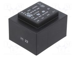 BV EI 481 1290_Μετασχηματιστής: χυτός; 8VA; 230VAC; 12V; 667mA; PCB; BVEI