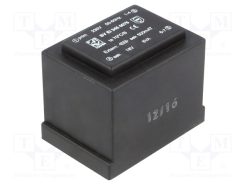 BV EI 345 0076_Μετασχηματιστής: χυτός; 8VA; 230VAC; 18V; 444mA; PCB; BVEI