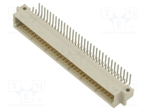 9-1393644-4_Πρίζα; DIN 41612; τύπου C; αρσενικά; PIN: 64; a+c; THT; γωνιακός 90°