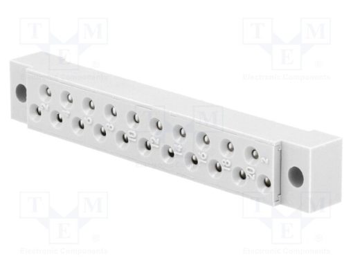 102E10079X_Πρίζα; DIN 41617; θηλυκά; PIN: 21; THT; ευθύς; Ραστ.επαφών: 2