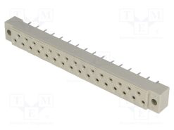 102E10099X_Πρίζα; DIN 41617; θηλυκά; PIN: 31; THT; ευθύς; Ραστ.επαφών: 2