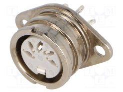 593-0500_Πρίζα; DIN; θηλυκά; PIN: 5; Διάγραμμα: 180°; κόλληση; 34V; 2A; 10mΩ