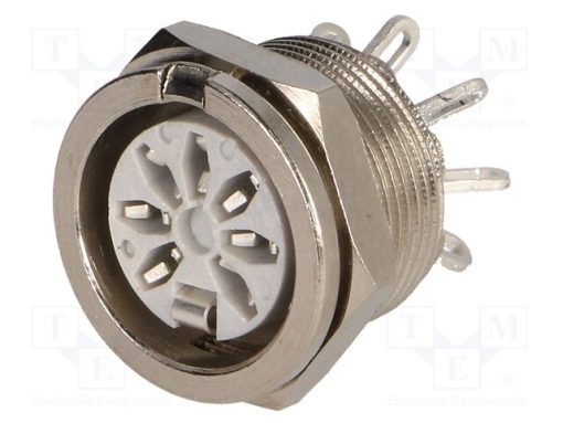 650-0700_Πρίζα; DIN; θηλυκά; PIN: 7; Διάγραμμα: 270°; για πίνακα